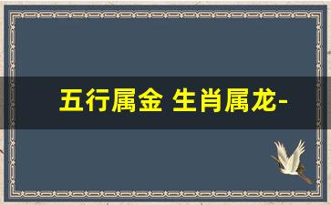 五行属金 生肖属龙-五行属金生肖属龙本命年